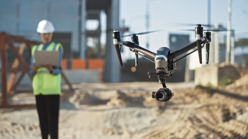 drone de chantier